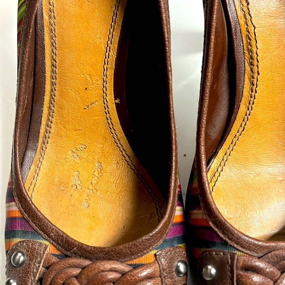 Gianni Binni colorful peep toe heels. - Picture 6 of 8